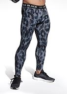 Men's training tights, camouflage (pattern)